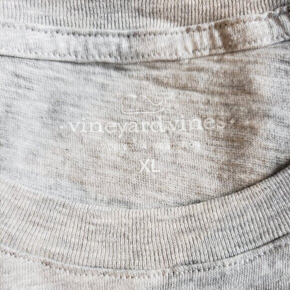 Vineyard Vines Men's Heather Gray Pocket Tee - XL - NWT - Picture 4 of 6